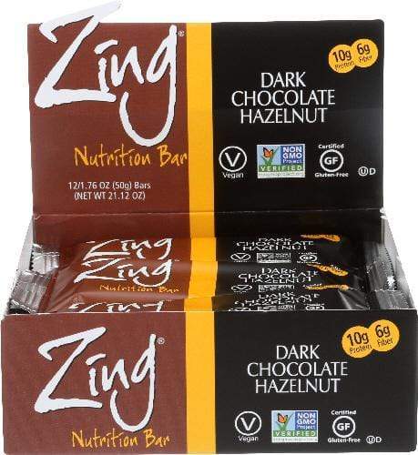 Zing Nutrition Bar - 다크 초콜릿 헤이즐넛