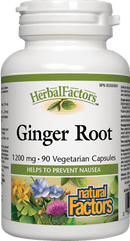 Natural Factors Ginger Root Extract 1200mg 90 Capsules