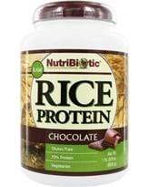 NutriBiotic شوكولاتة بروتين الأرز النباتي