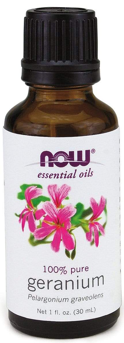 NOW Geranium Oil (Pelargonium graveolens) 30 mL