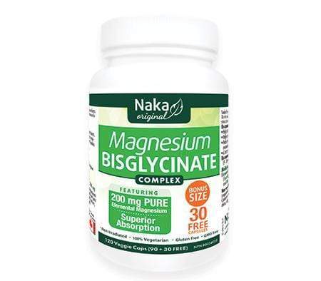 나카 마그네슘 비스글리시네이트, 120 식물성 캡슐