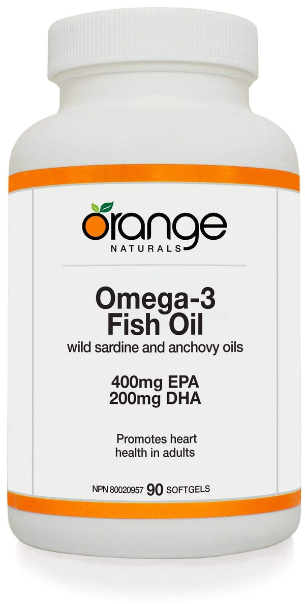 زيت السمك أوميجا 3 من أورانج ناتشورالز 400 EPA / 200 DHA mg