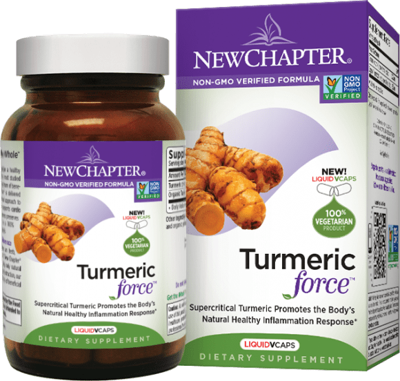 New Chapter Turmeric Force Bonus 20% Free 144 Capsules