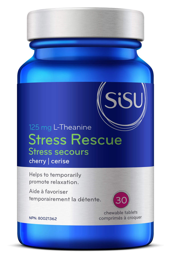 Sisu Stress Rescue L-Theanine (Chewables Cherry Flavour)