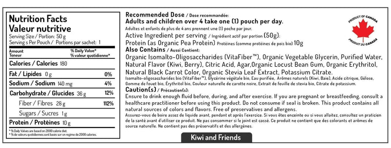 HerbaLand Protein Gummies Kiwi & Friends 12 x 50 g