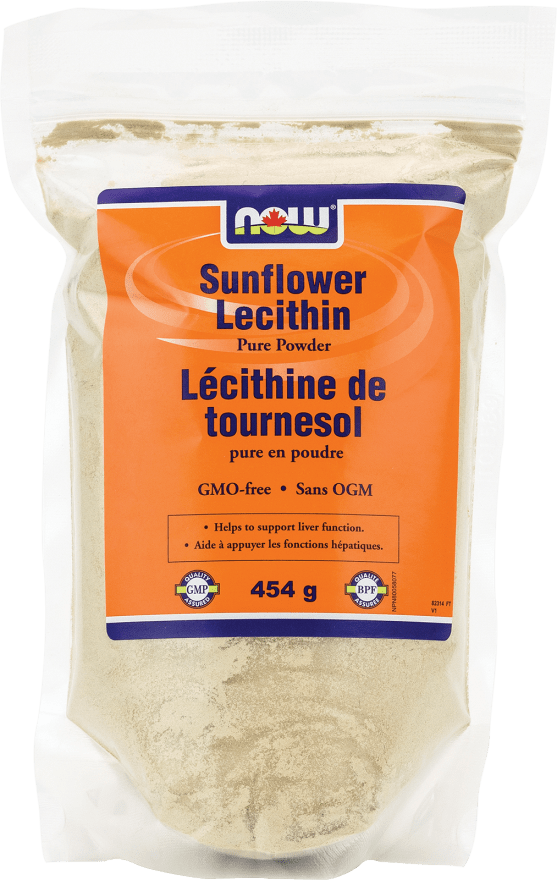 NOW Sunflower Lecithin Pure Powder