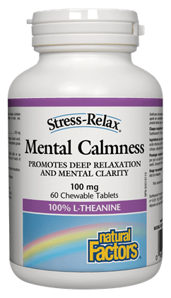 Natural Factors Mental Calmness 100mg 60 Tablets
