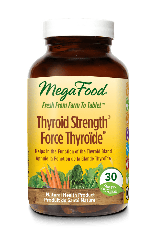 MegaFood, Thyroid Strength, 30 Tablets