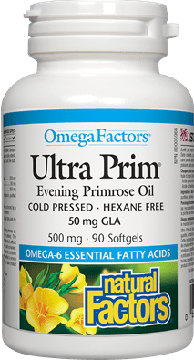 Natural Factors Ultra Prim Evening Primrose Oil 500 mg