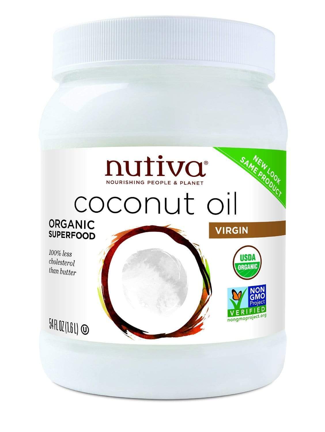 Nutiva Organic Virgin Coconut Oil 1.6 L
