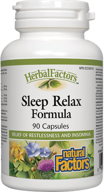 Natural Factors Sleep Relax Formula 90 Capsules