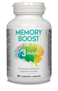 3 Brains, Memory Boost, 120 Veg Capsules