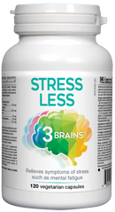 3 أدمغة، إجهاد أقل، 120 كبسولة نباتية