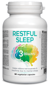 3 Brains, Restful Sleep, 90 Veg Capsules