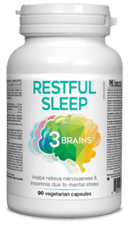3 أدمغة، نوم مريح، 90 كبسولة نباتية