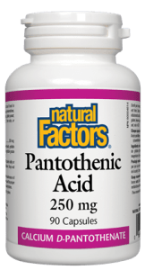 Natural Factors Pantothenic Acid (B5) 250 mg