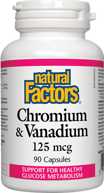 Natural Factors Chromium & Vanadium 90 Capsules