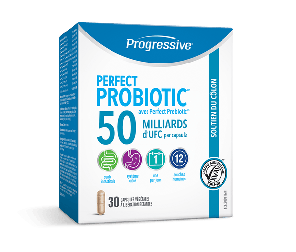 Progressive Perfect Probiotic Colon Support 50 Billion CFU 30 Capsules