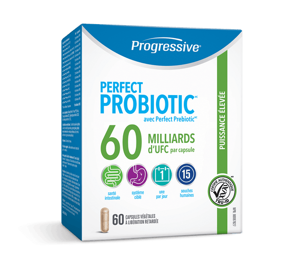 Progressive Perfect Probiotic Extra Strength 60 Billion CFU 60 Capsules