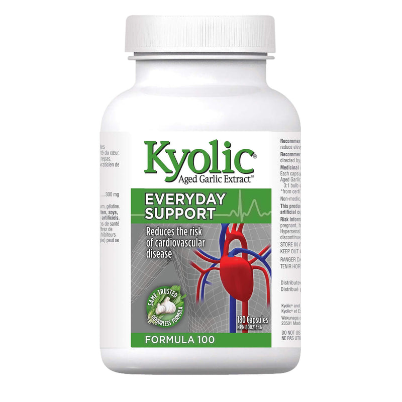 Kyolic, الدعم اليومي، تركيبة 100، 360 كبسولة