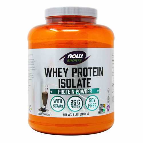 NOW, Whey Protein Isolate, Chocolate, 2268g
