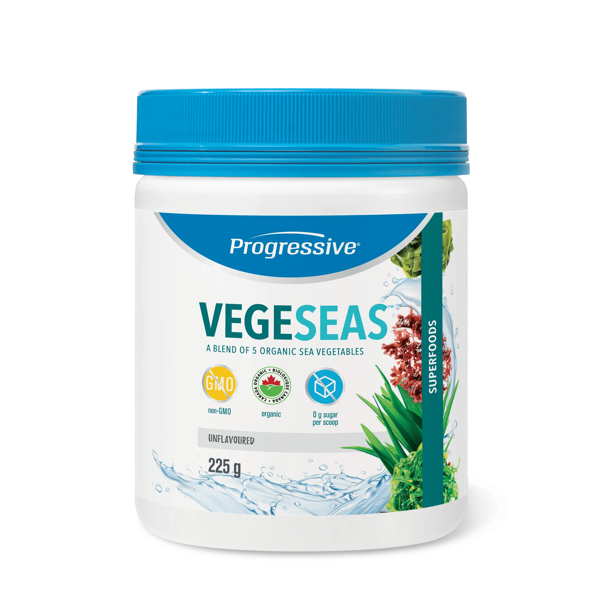 Progressive, VegeSeas, Unflavoured, 225g