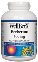 العوامل الطبيعية WellBetX بربارين 500 ملغ، 120 كبسولة