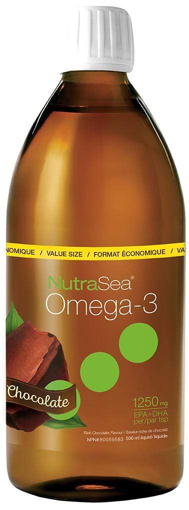NutraSea أوميغا 3 حجم اقتصادي - شوكولاتة غنية (500 مل)