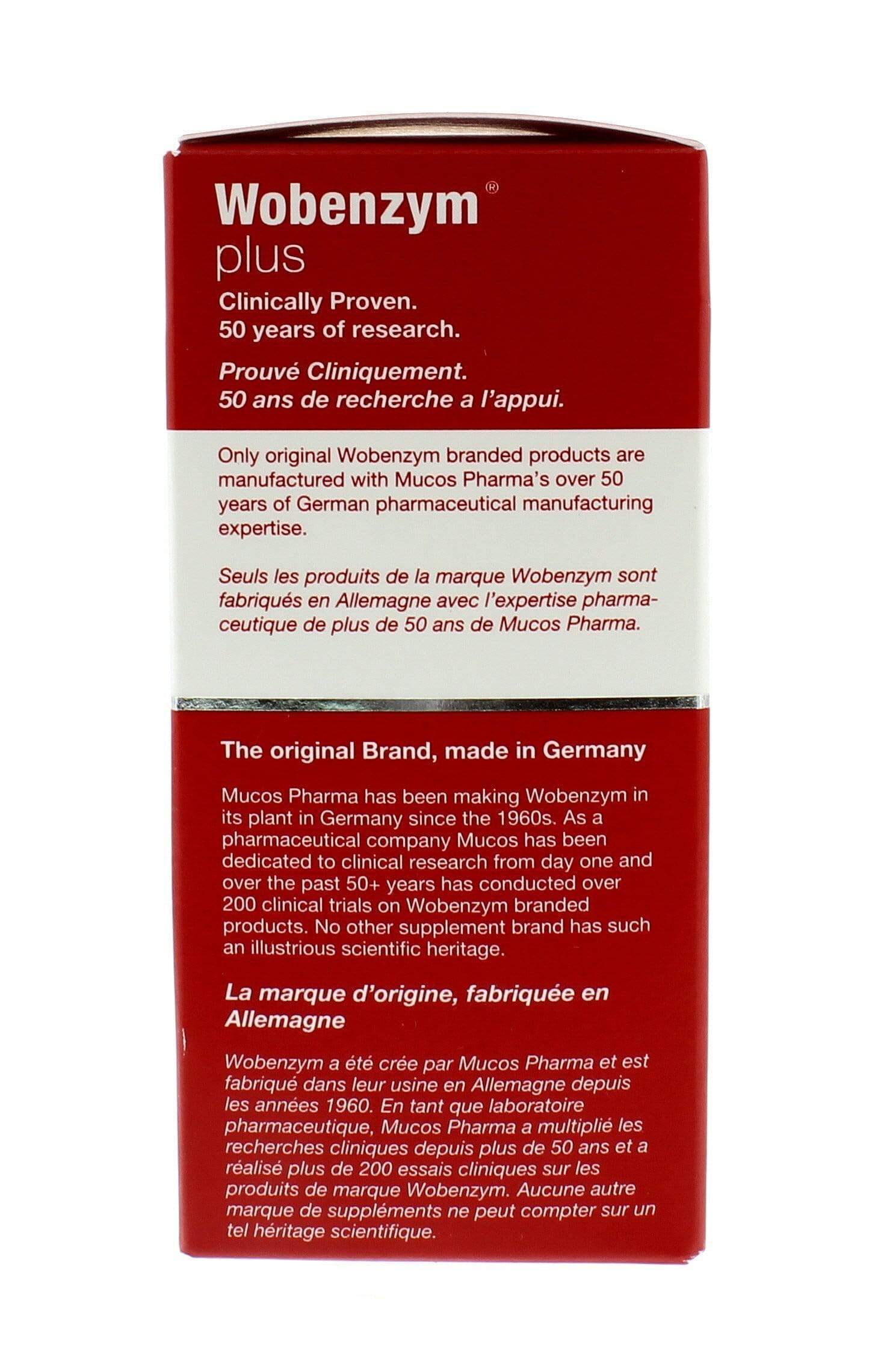 Mucos, Wobenzym Plus, 120 Enteric-Coated Tablets