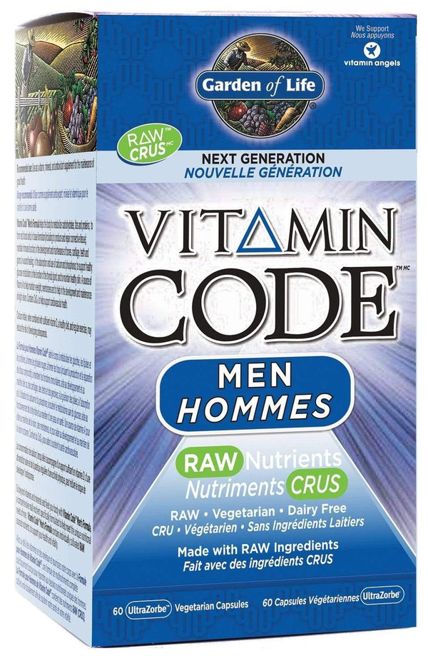 Garden of Life Vitamin Code Men's Multivitamin 60 Capsules
