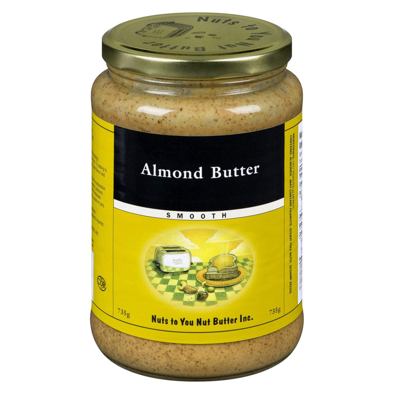 Nuts to You Nut Butter Almond Butter - Smooth 735 g