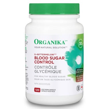 Organika, Blood Sugar Control,120 Capsules