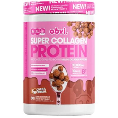 Obvi, Super Collagen Protein, Fruity Cereal, 360g (30 Servings)