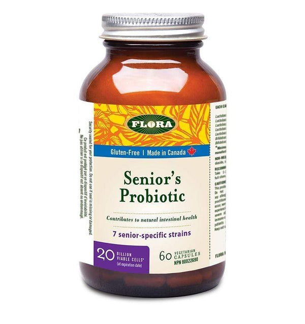 Flora Senior's Probiotic 60 Capsules