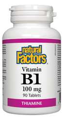 Natural Factors B1 Thiamine 100 mg 90 Tablets