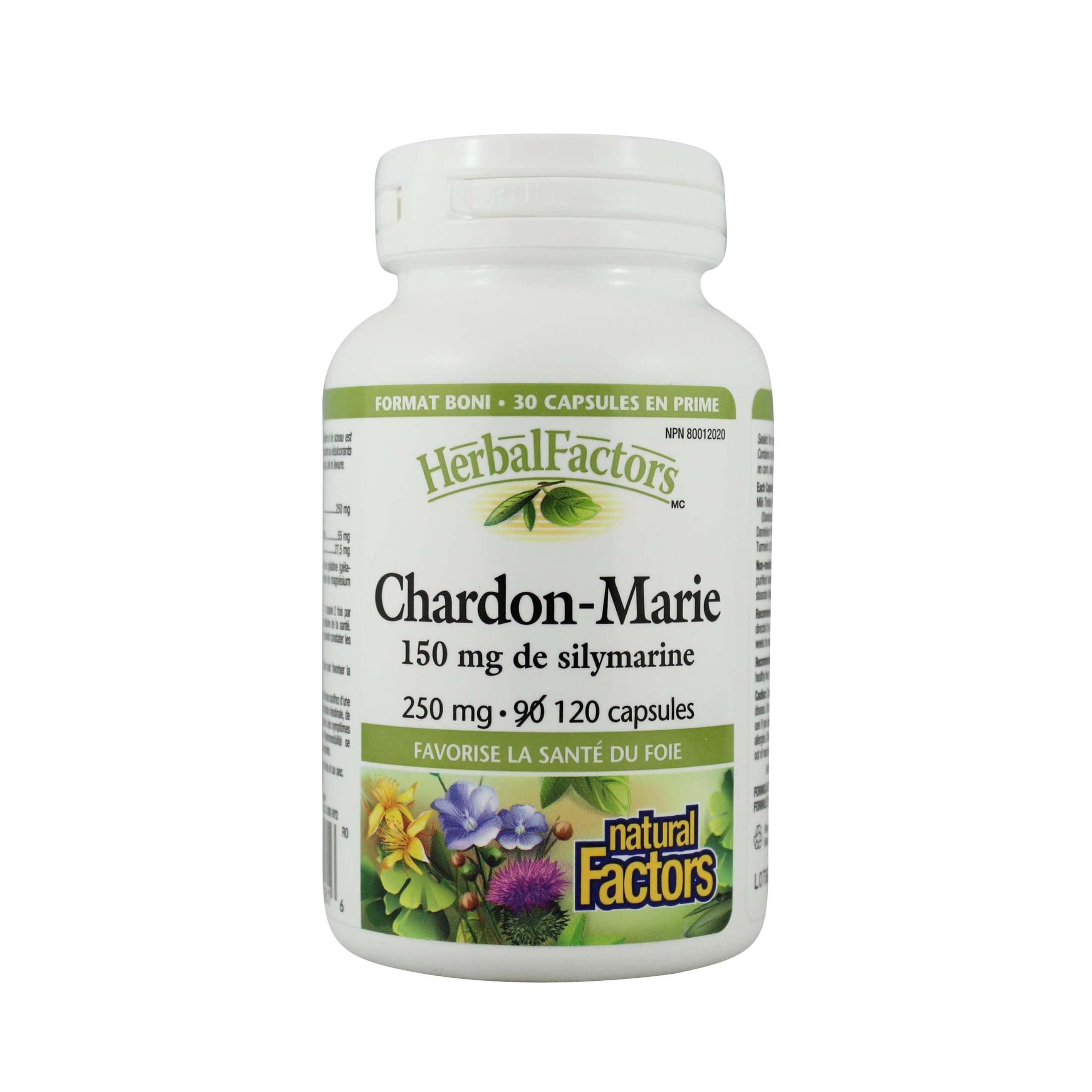 Natural Factors Milk Thistle - Bonus Size 120 Capsules
