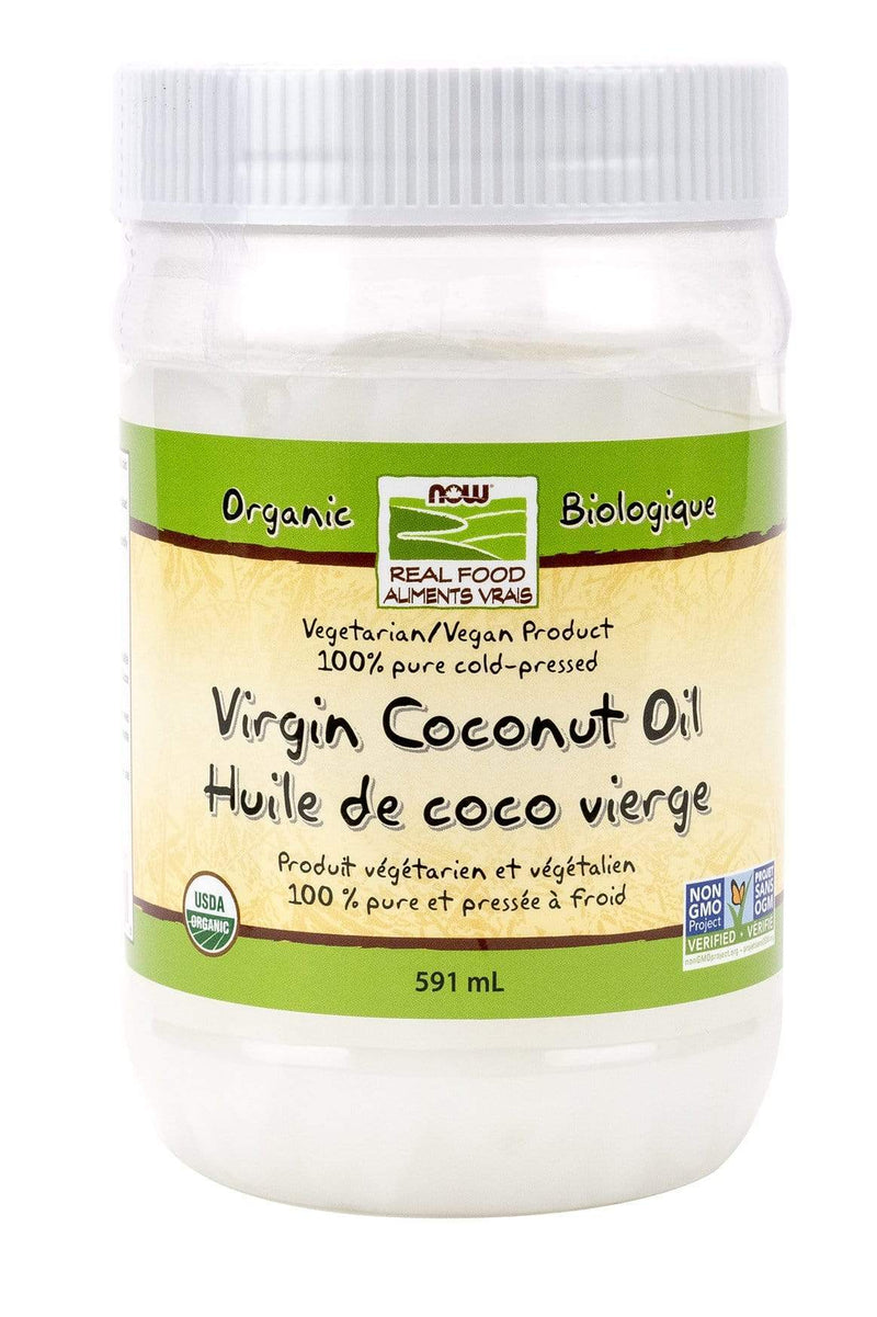 NOW Organic Virgin Coconut, Unrefined (plastic) 591mL