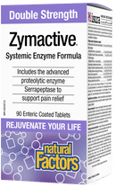 Natural Factors Zymactive 더블 스트렝스, 90정
