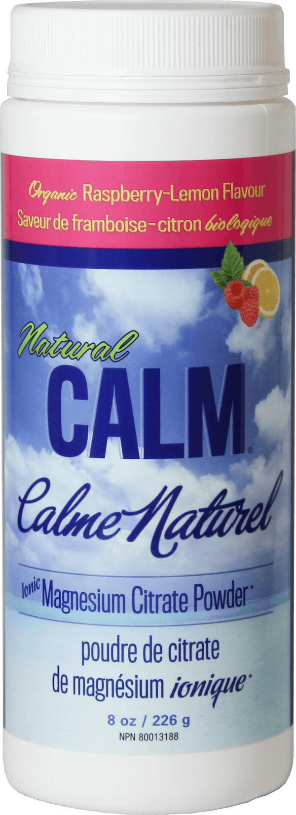 Natural Calm Natural Calm, Raspberry Lemon, 226 g