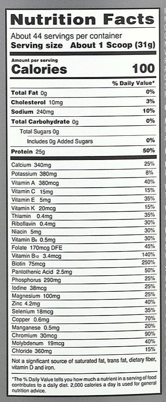 Isopure, 제로 탄수화물 단백질 파우더, 크리미 바닐라, 1.36kg(3lb)