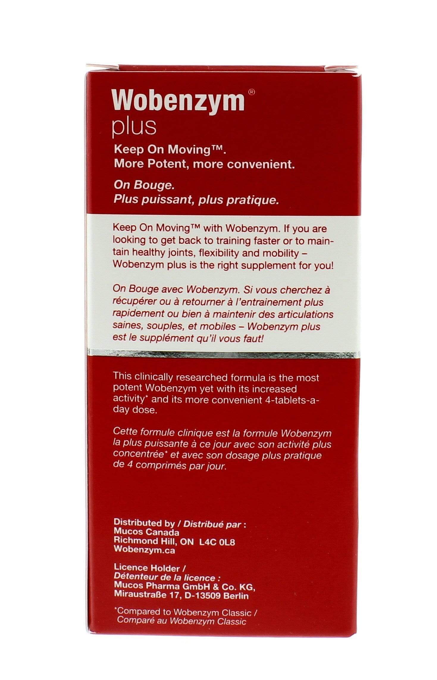 Mucos, Wobenzym Plus, 120 Enteric-Coated Tablets