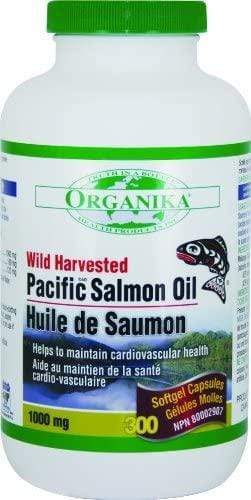 Organika PACIFIC SALMON OIL (WILD HARVESTED PACIFIC) 1000MG 300 Capsules