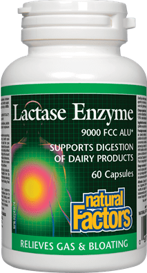 Natural Factors Lactase Enzyme 60 Capsules