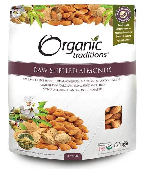 Organic Traditions Raw Shelled Almonds