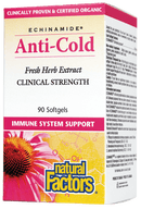 ناتشورال فاكتورز، قوة سريرية للأعشاب الطازجة المضادة للبرد، 90 كبسولة هلامية