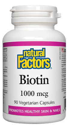 Natural Factors Biotin 1000 mcg 90 Capsules