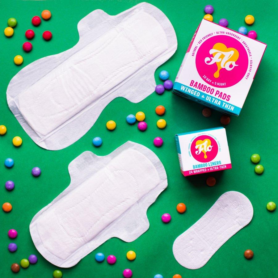 FLO Natural Bamboo Daily Ultra Thin Panty Liners