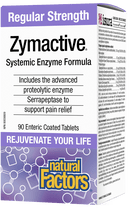 Natural Factors Zymactive 레귤러 스트렝스, 90정