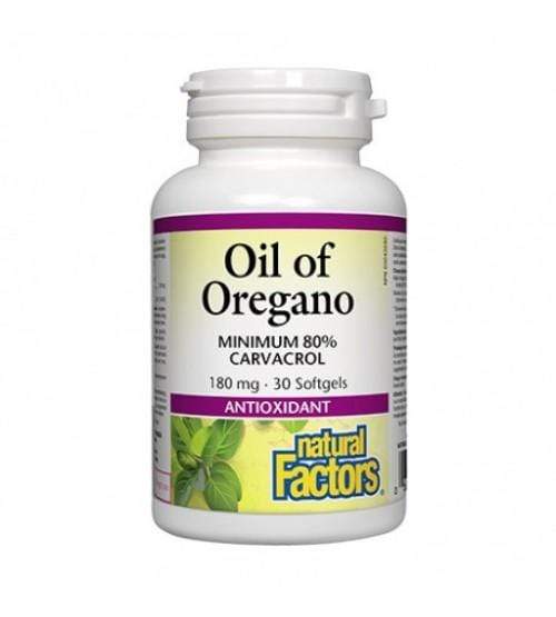 Natural Factors Organic Oil of Oregano 180 mg