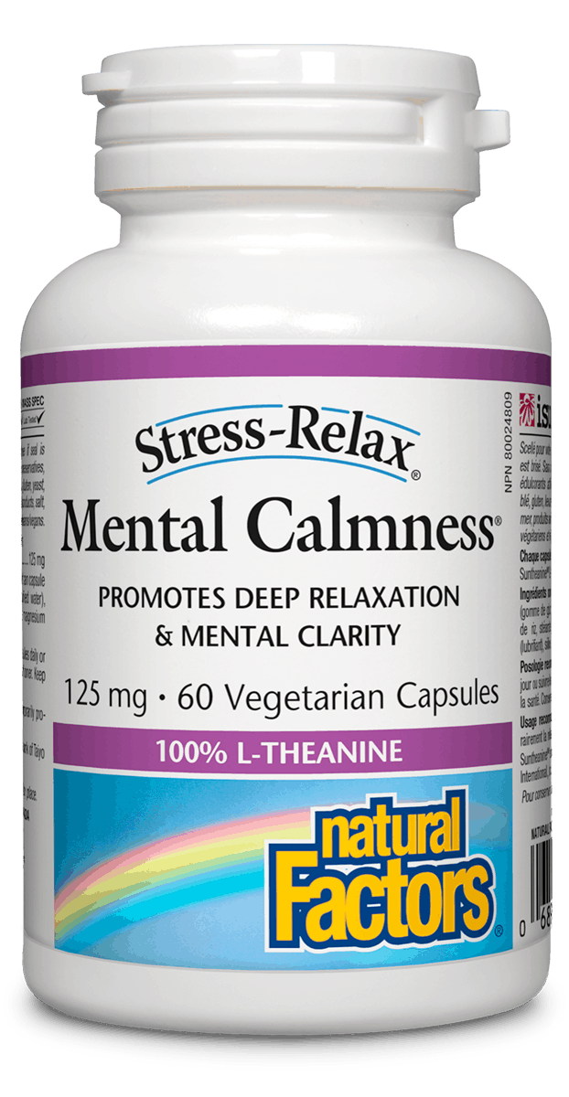 Natural Factors Mental Calmness 125mg 60 Capsules